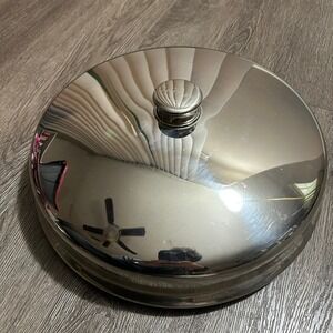 Farberware Skillet Lid 12 Inch Silver Stainless Steel Replacement For 344A Pan